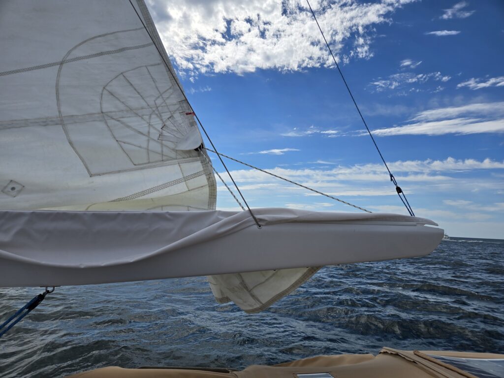 sailing with reefed main