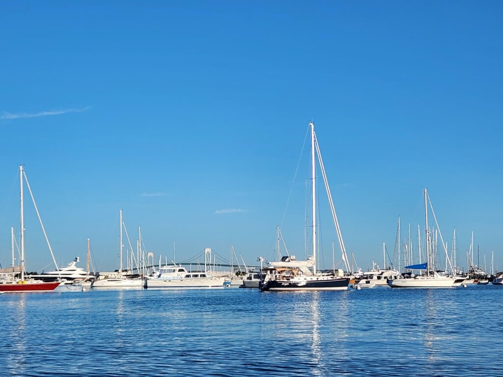 mooring in newport