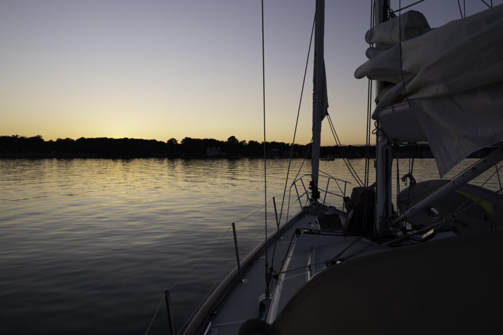 potter cove sunset