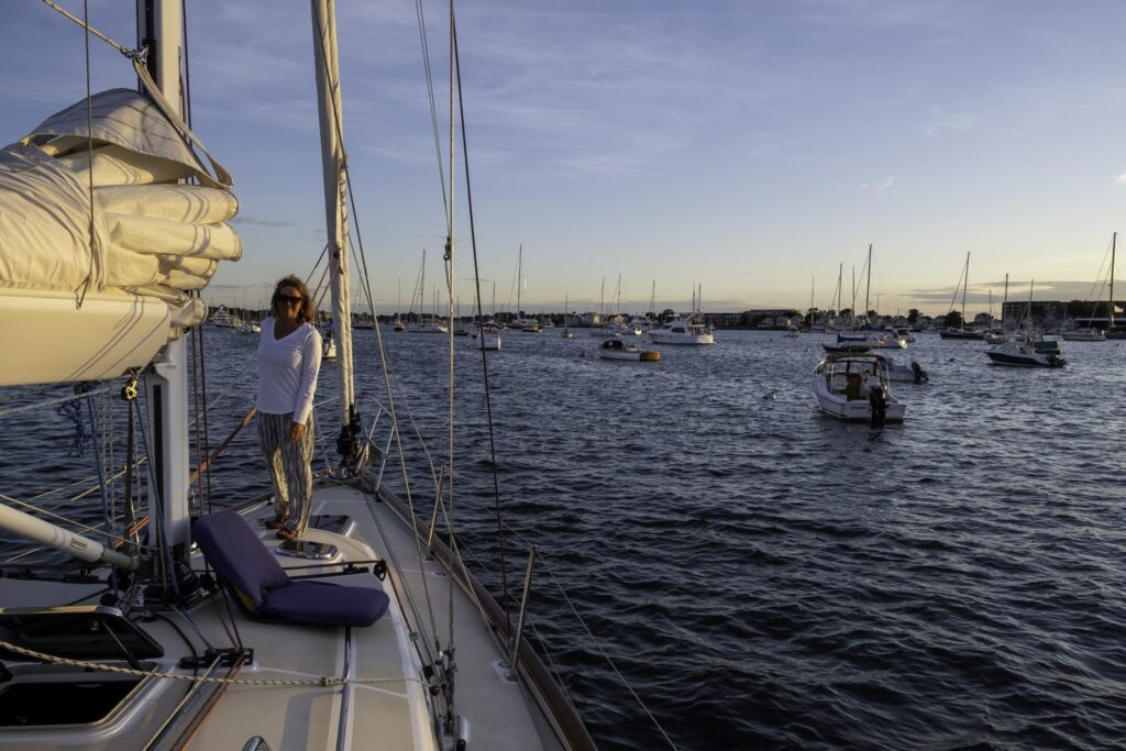 mooring in newport