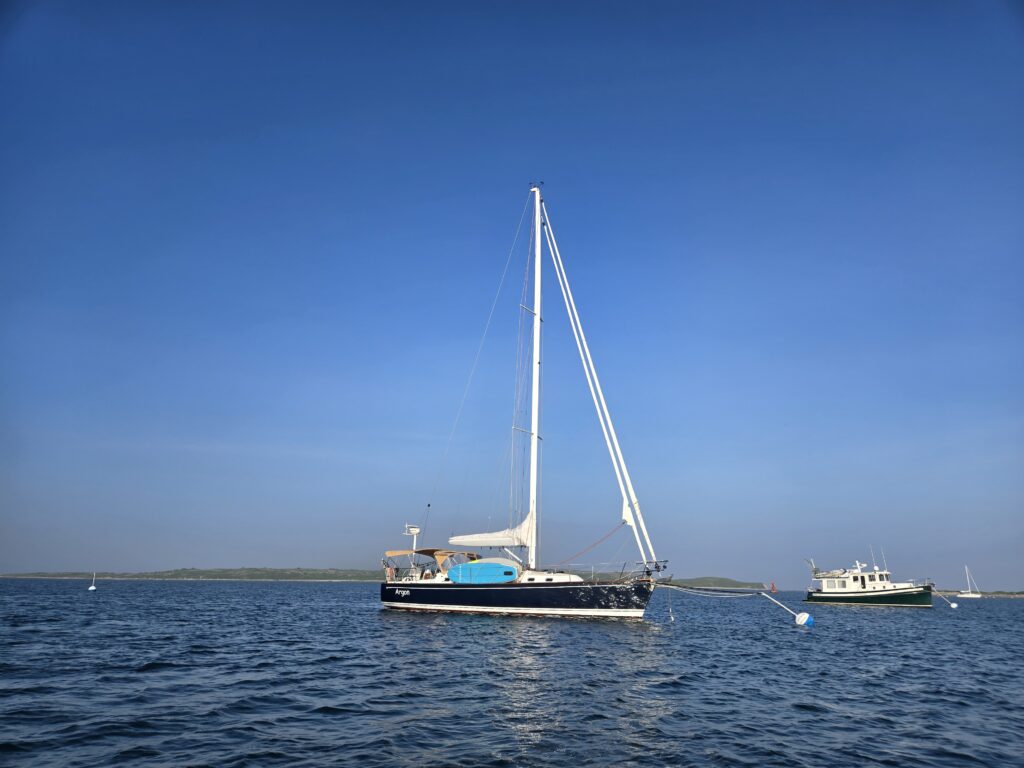 argon on cuttyhyunk mooring