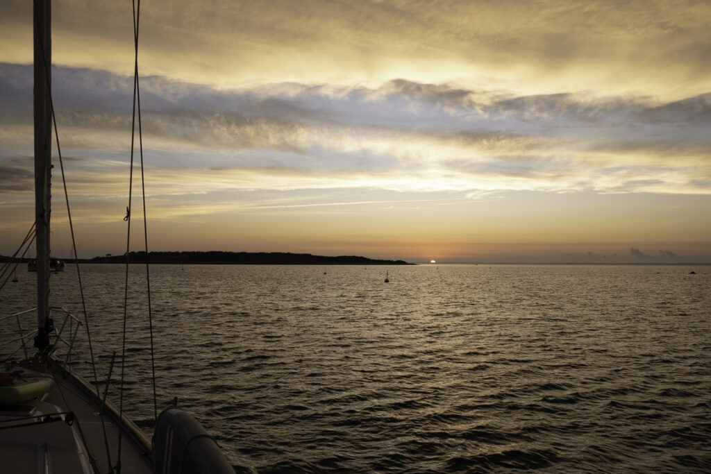 cuttyhunk island sunset