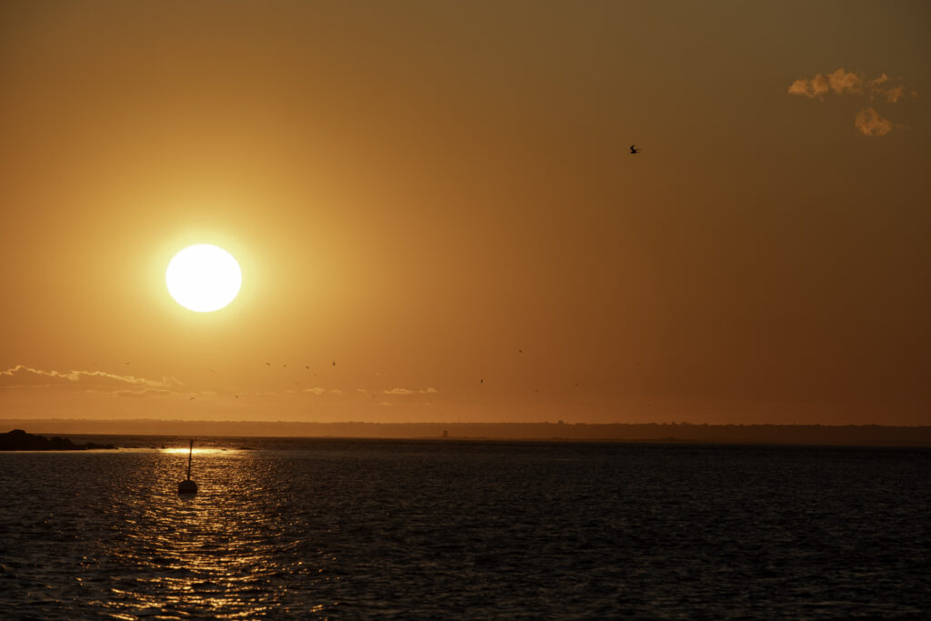 sunset at cuttyhunk