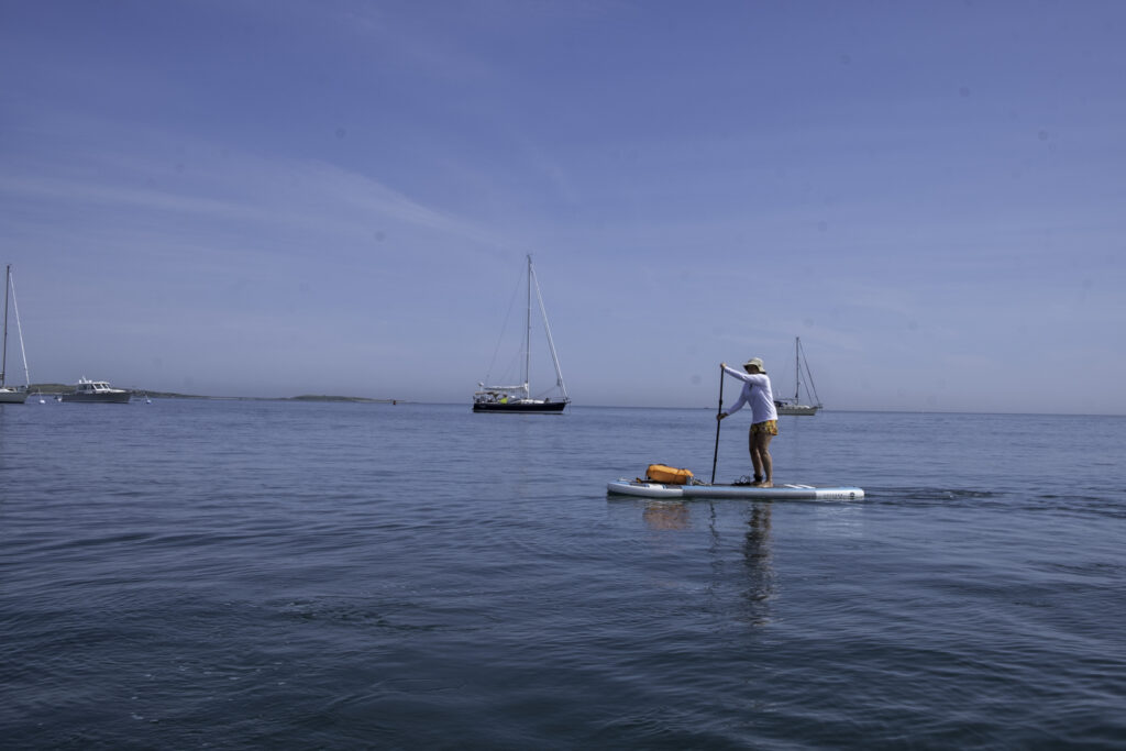 paddleboarding cuttyhunk