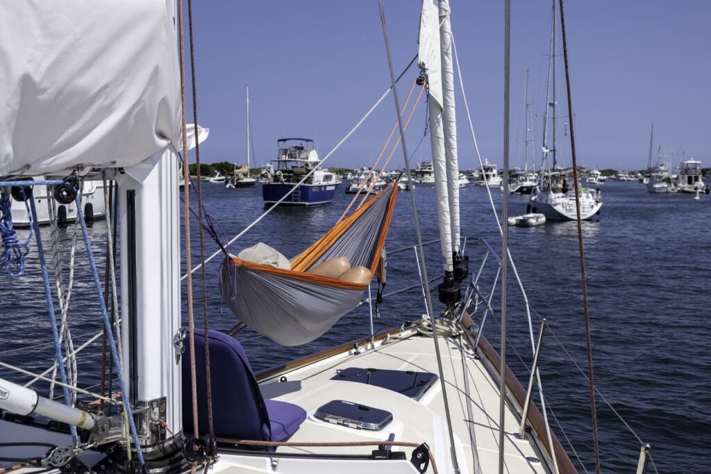 hammock on sailboat