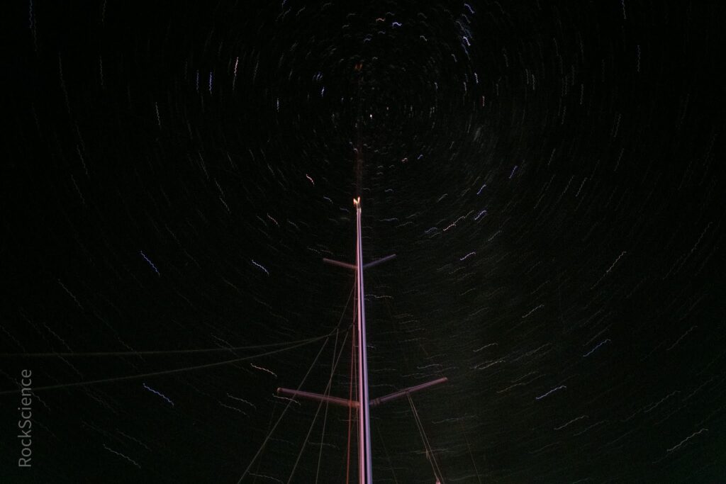block island anchorage long exposure star shot