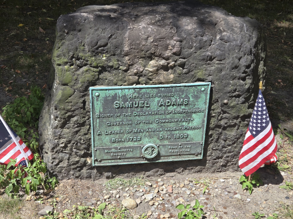 sam adams grave